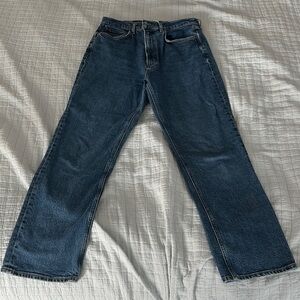 Agolde Stovepipe HighRise Stretch Slim Straight Jeans in Aspire, 29 (6-8)